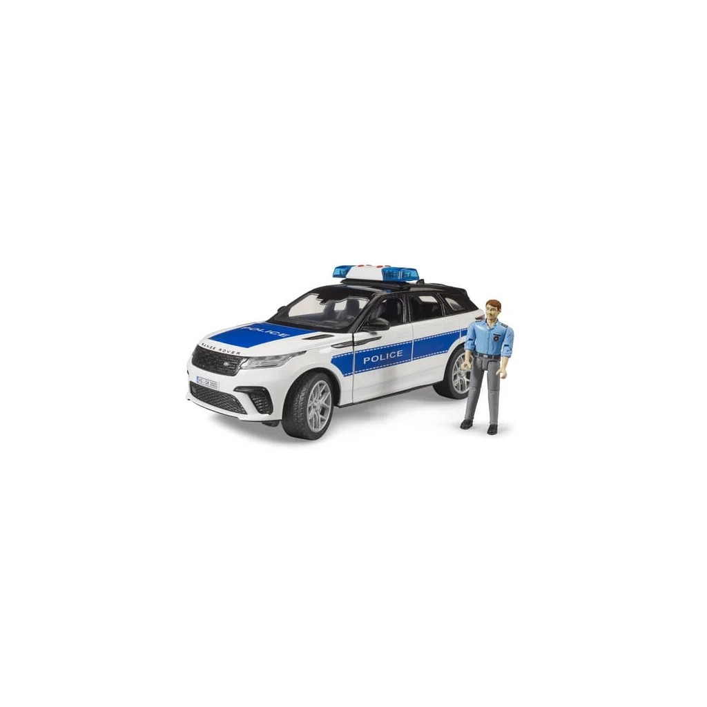 Range Rover Velar cu un polițist