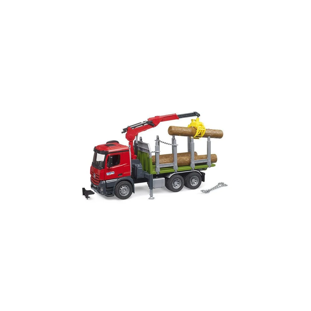 MB Arocs Camion de lemne cu macara de încărcare, cupă, 3 bușteni