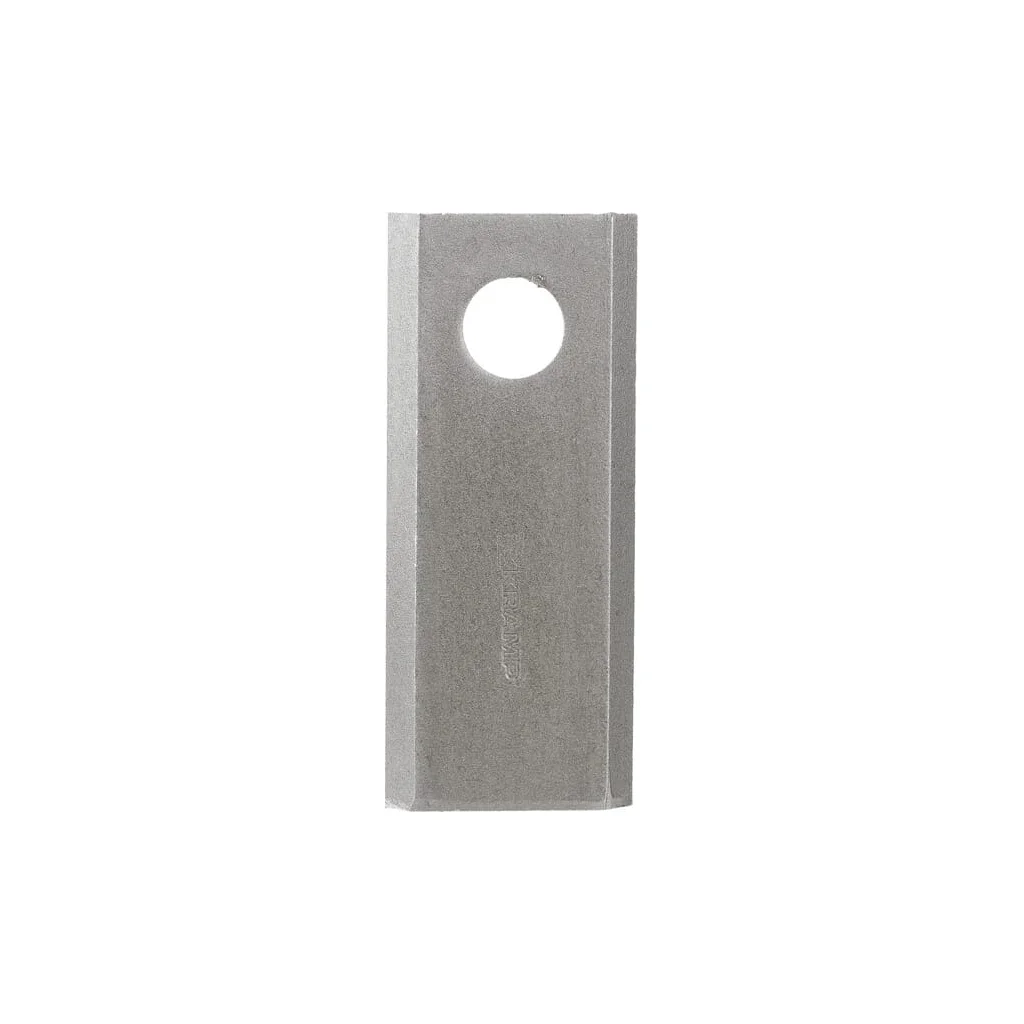 Lamă cositoare stânga/dreapta 114x48x4mm orificiu 19mm pachet 25 buc. potrivită pentru Kongskilde JF/Stoll 13800027KR