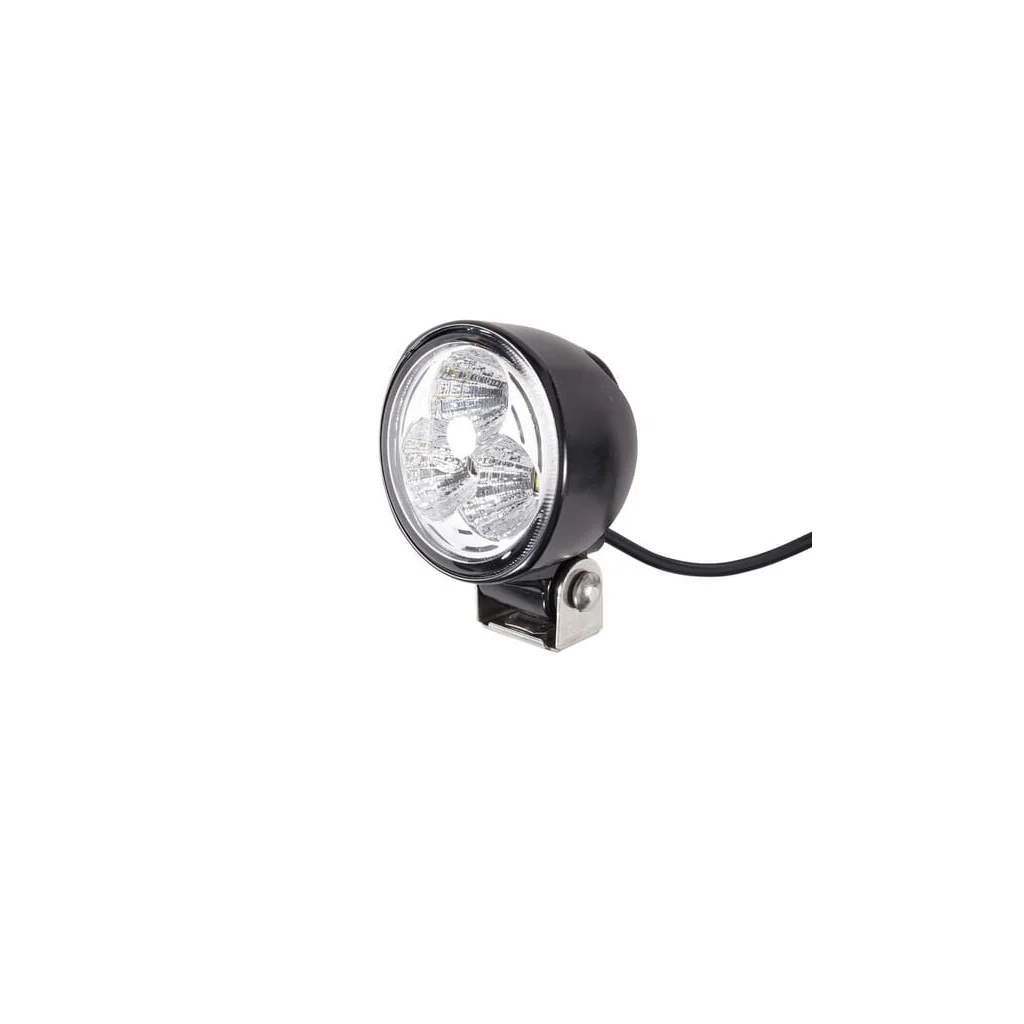 Lumină de lucru LED, 1800lm, rotundă, 12/24V, albă, diametru 83mm, Fascicul punctual, 3 LED-uri, Hella 1G0996476011