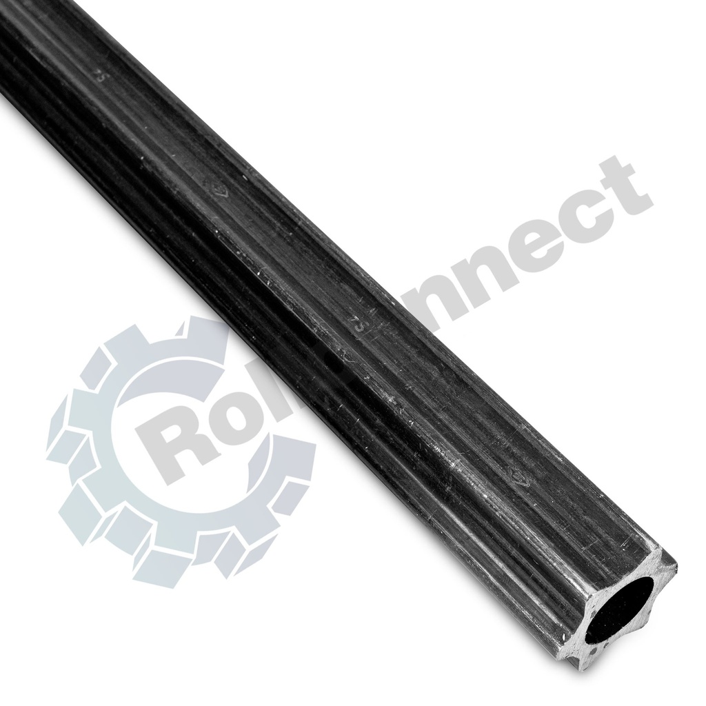 Teavă profilată cardan S4, 51 × 37 × 6 mm, METRU LINIAR.