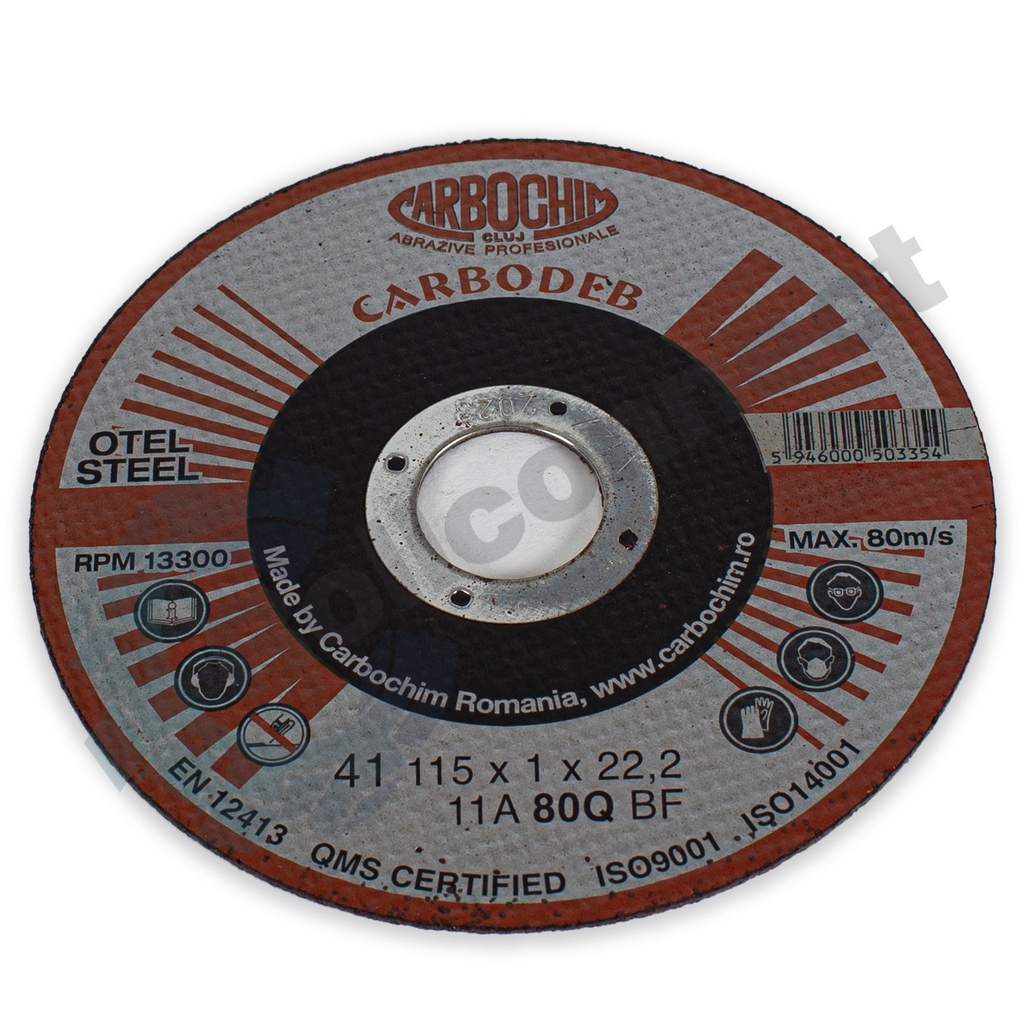 Disc debitare metal 115x1x22.2 mm