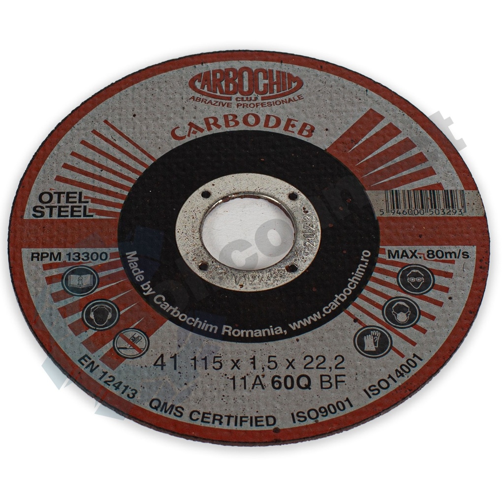 Disc debitare metal 115x1.5x22.2 mm