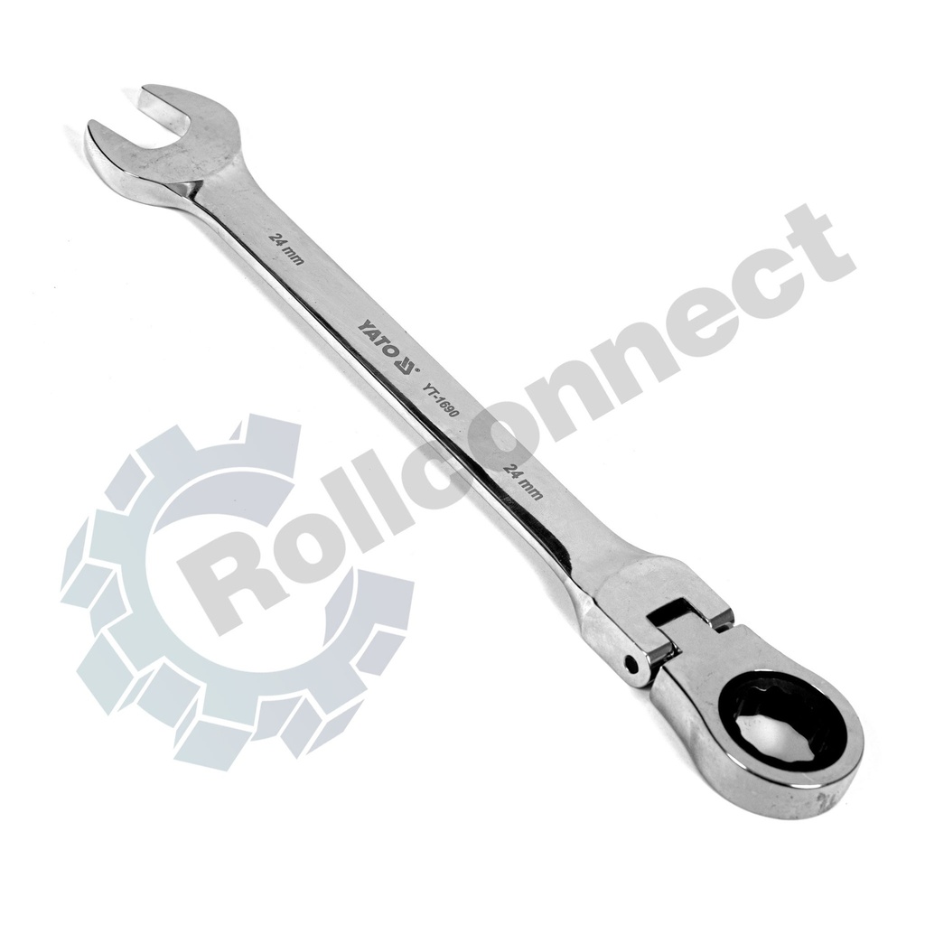 Cheie combinată articulată cu clichet 24 mm