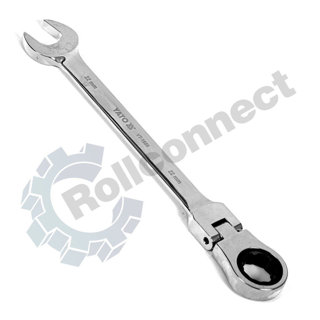 Cheie combinată articulată cu clichet 22 mm