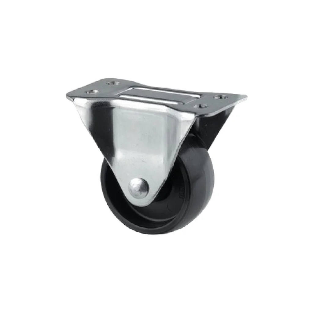 Roată fixă cu rolă poliamidă diametru 65x30mm fiting 95x54mm sarcină 120kg Tente 3438POO065P609554