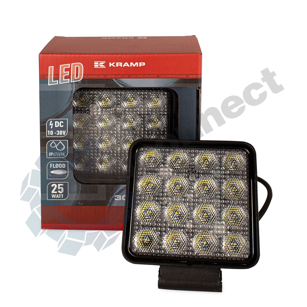 Lampă de lucru LED 25W 3040 Lm pătrată
