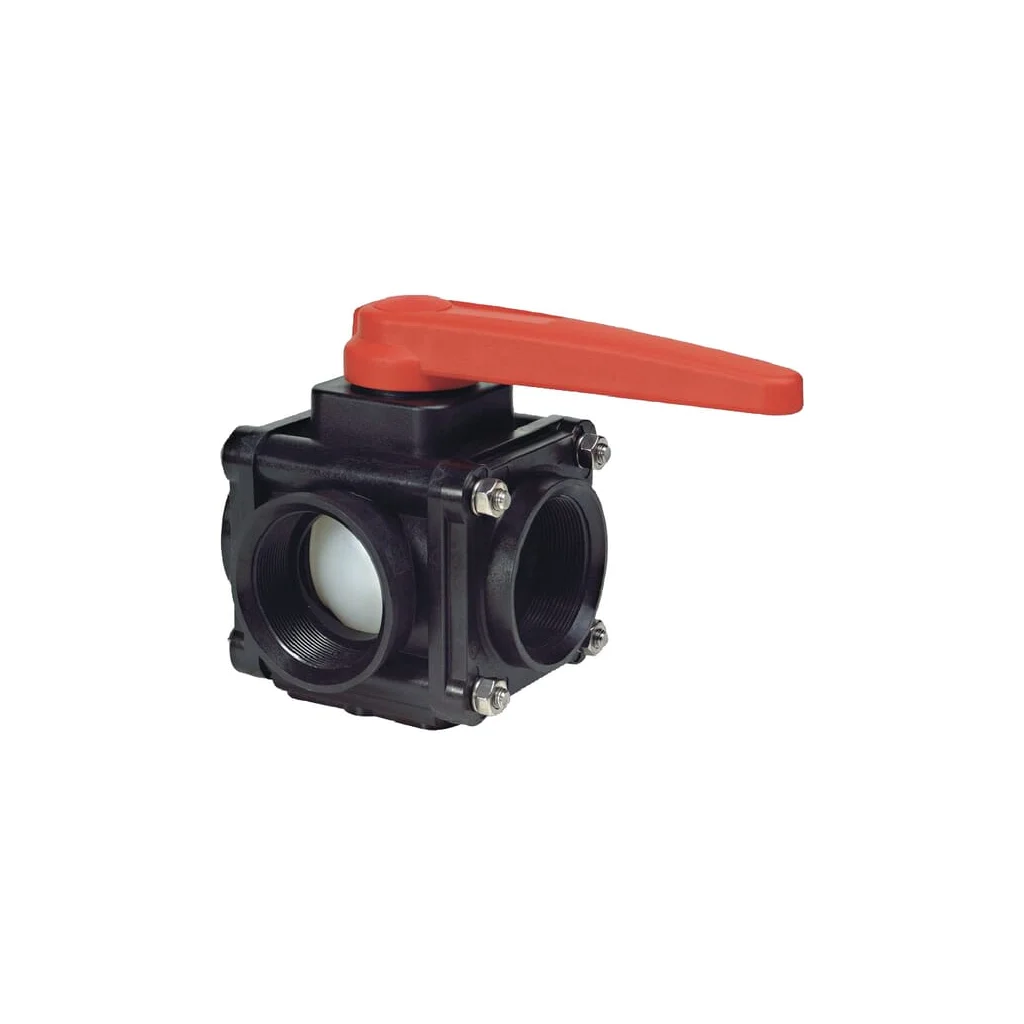 Robinet cu bilă 3 căi 2" 10 bari 453016A77