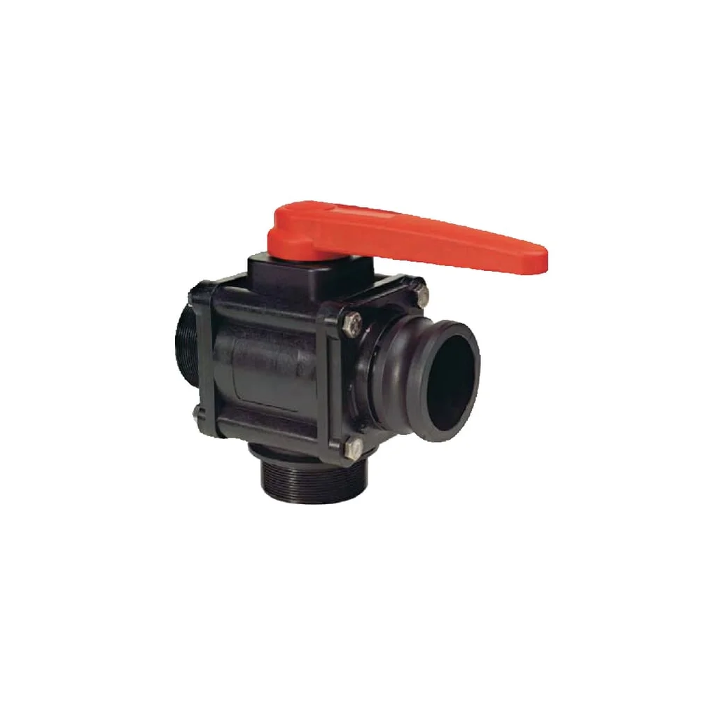Robinet cu bilă 3 căi 2" mamă 453026D77