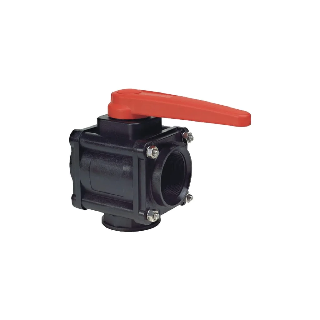 Robinet cu bilă 3 căi 2" 10 bari 453026A77