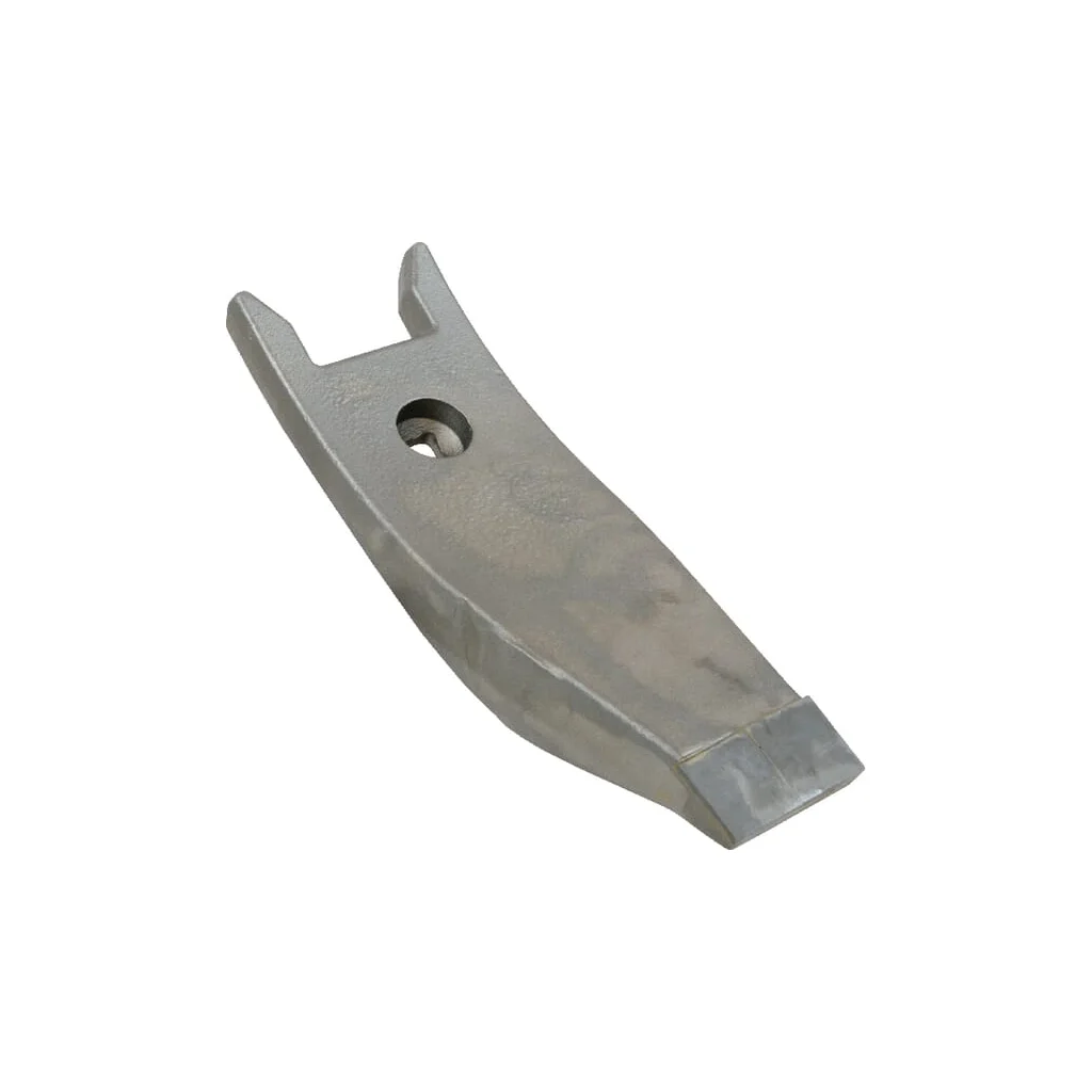 Vârf de cultivator 255x80x18mm, călit, curbat, 1 gaură, potrivit pentru Horsch 00310915N