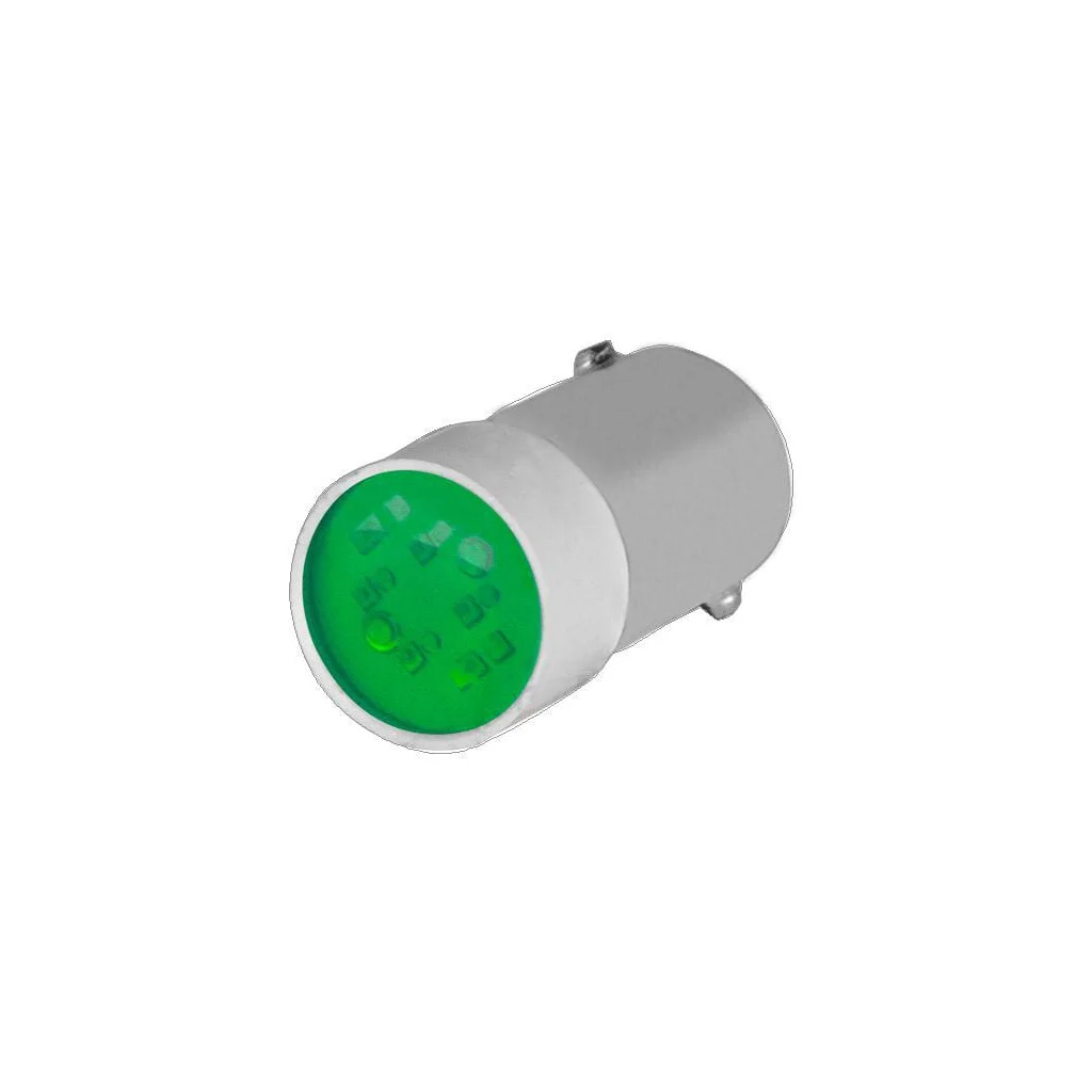 Bec led BA9s 12V verde New-Elfin 010BA9SLV12