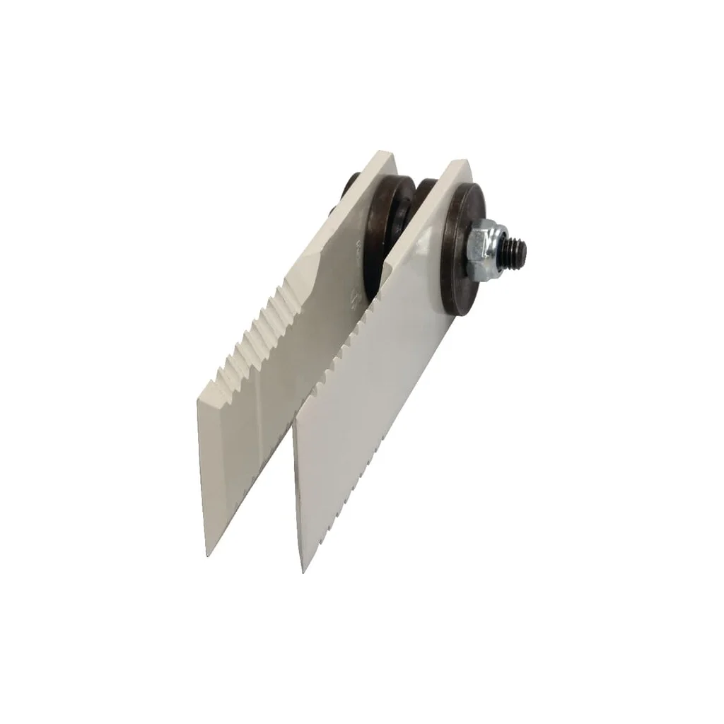Set cuțite tocător paie, drept, strat dur 53397