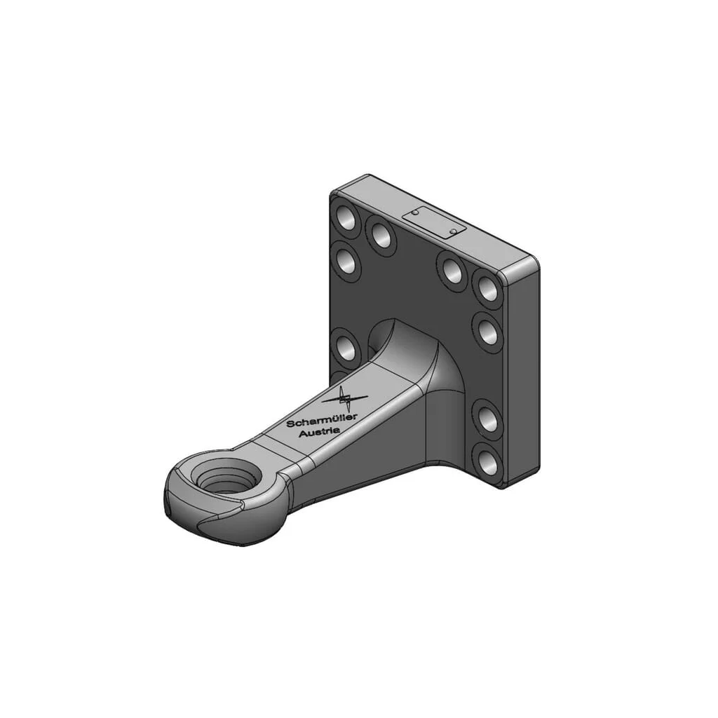 Ochet de remorcare cu diametrul de 40 mm, 160x160 offset cu bucșă DIN 11026 00665500A02