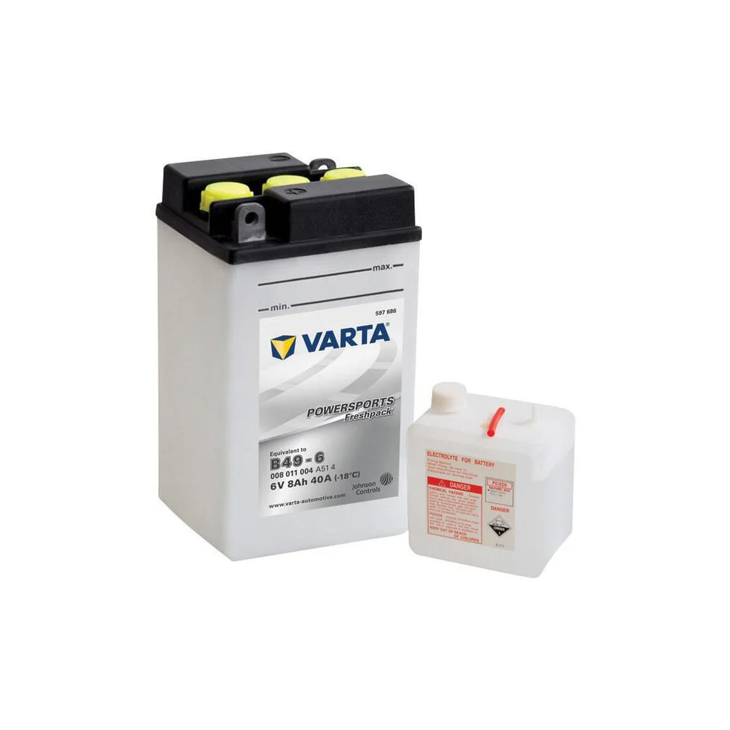 Baterie 6V 8Ah 40A Powersports Freshpack VARTA 008011004I314PS