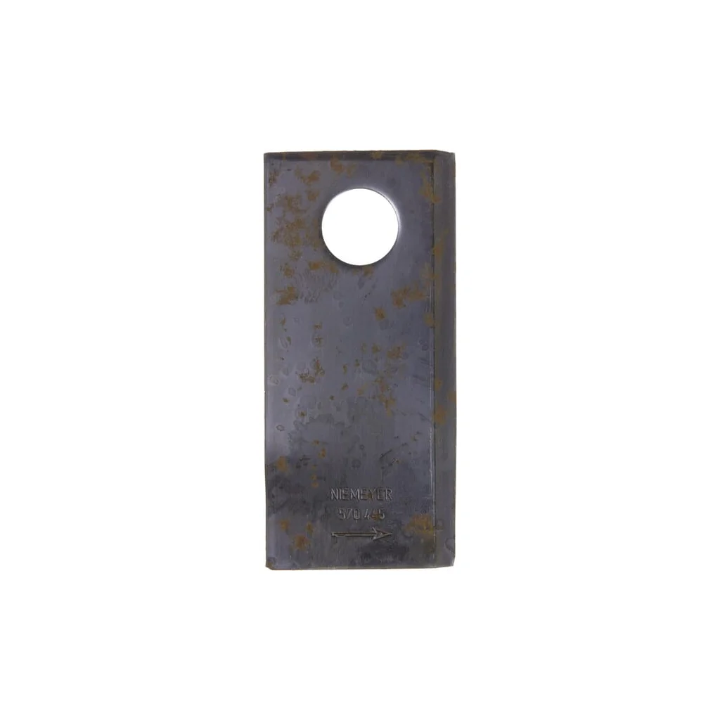 Lamă cositoare stânga 106x48x4mm orificiu 19mm pachet 25 buc. potrivită pentru Niemeyer 570445