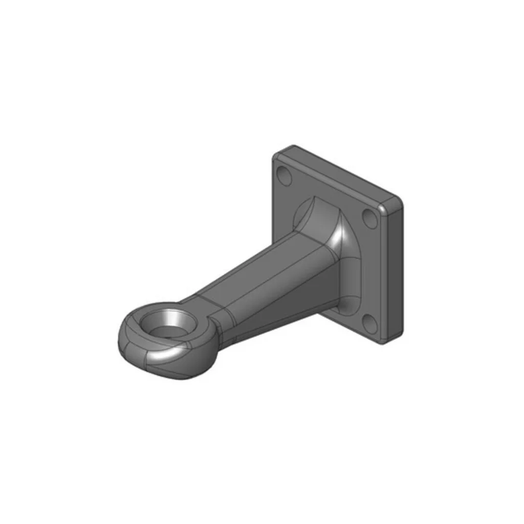 Ochet de remorcare cu diametrul de 40 mm 120x120 ISO 5692-2 cu bucșă 00664210A02