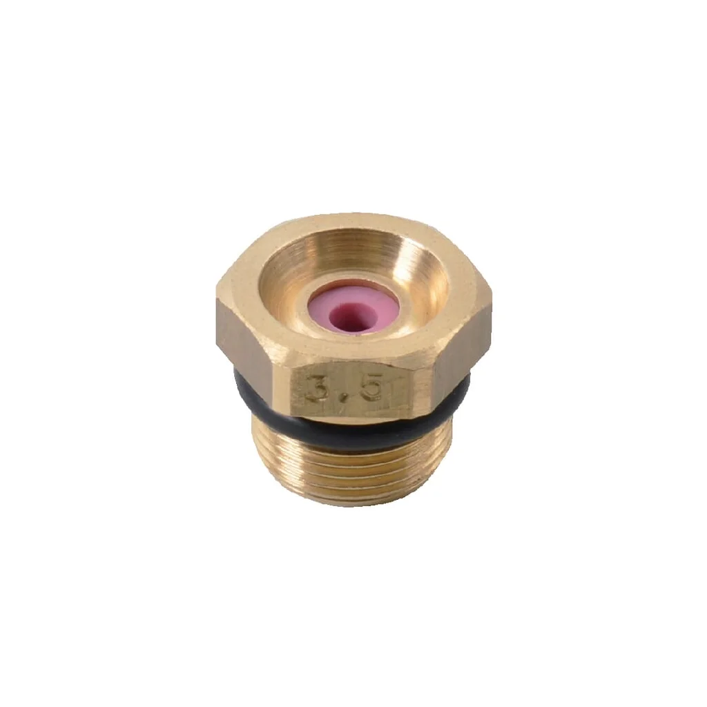 Duză cu jet plat 6818 60° 60, alamă, Braglia 68180218