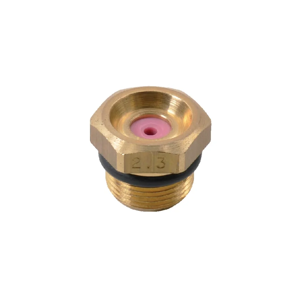 Duză cu jet plat 6818 45° 45, alamă, Braglia 68180254