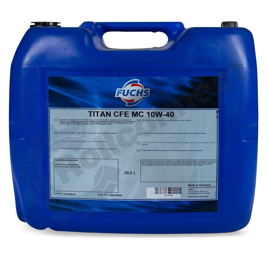 Ulei motor Titan CFE MC 10W-40 20L FUCHS