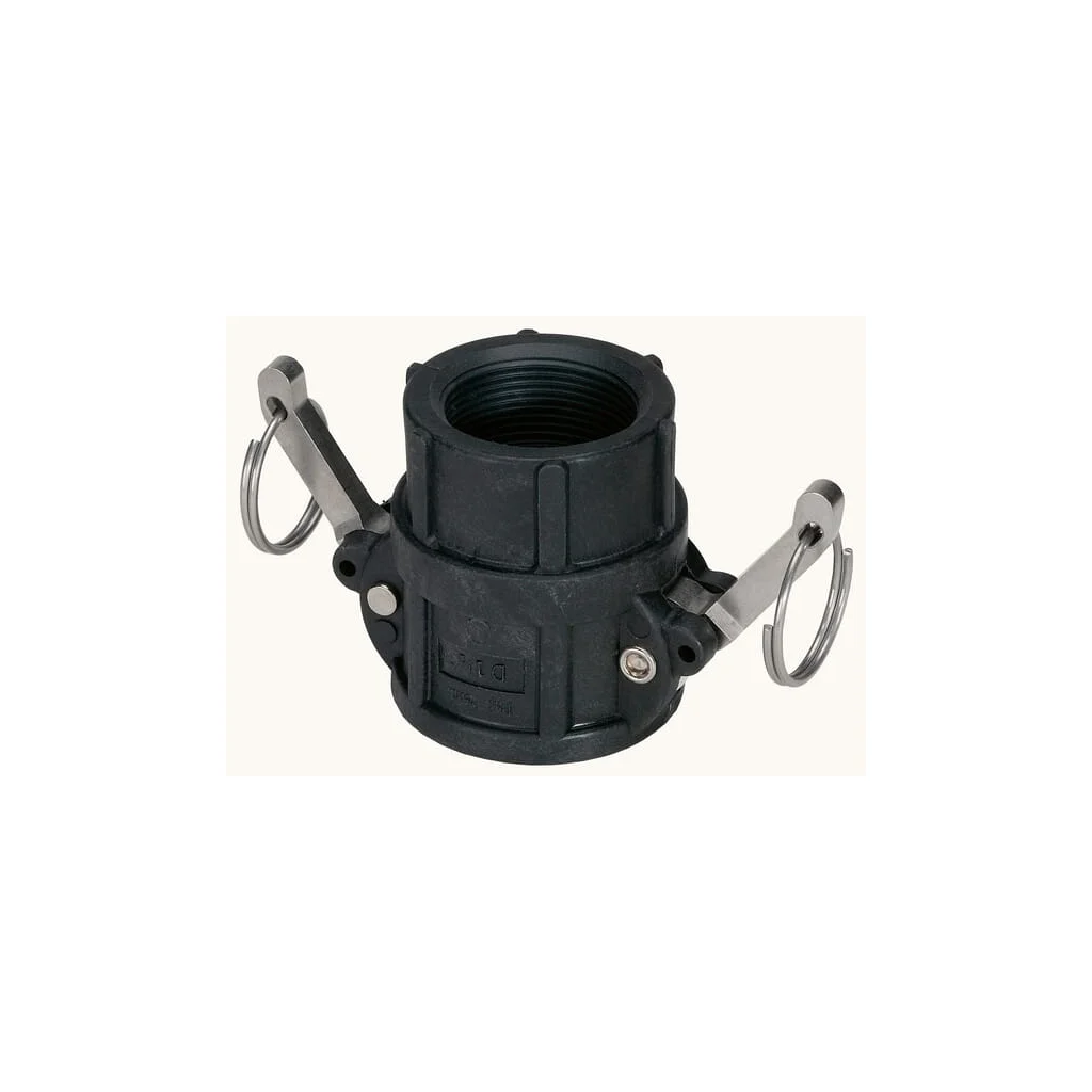Cuplă Camlock tip D 1 1/2", filet mamă, polipropilenă 8034355