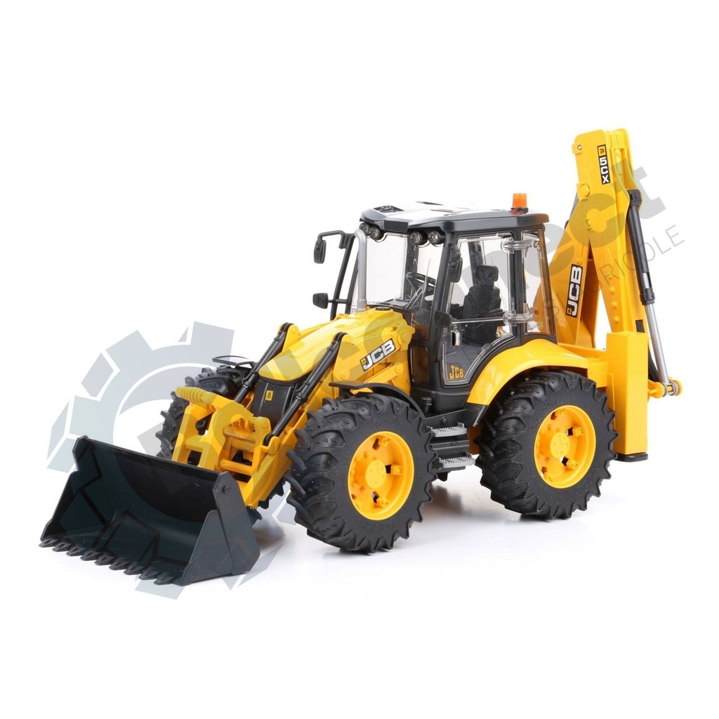 Buldoexcavator cu cupa si brat JCB