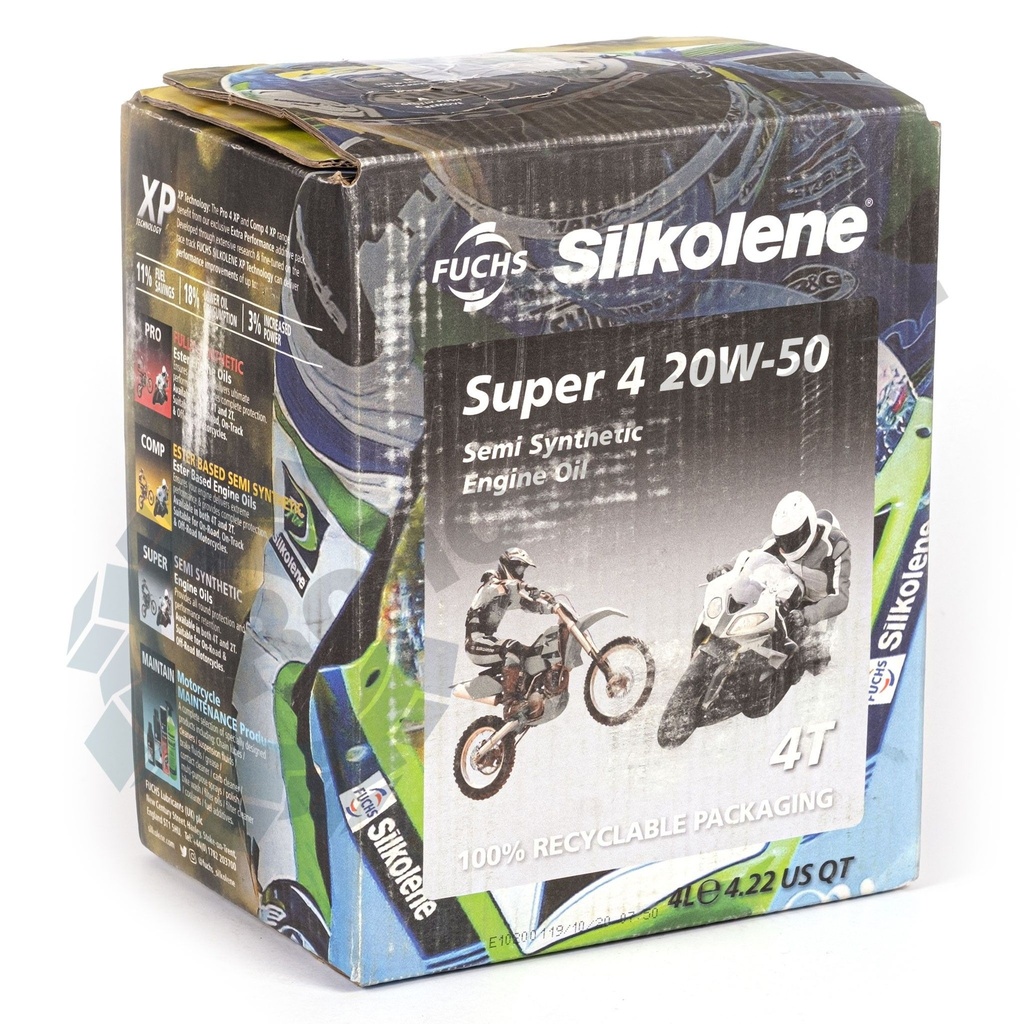 SILKOLENE SUPER 4 SAE 20W-50 4L