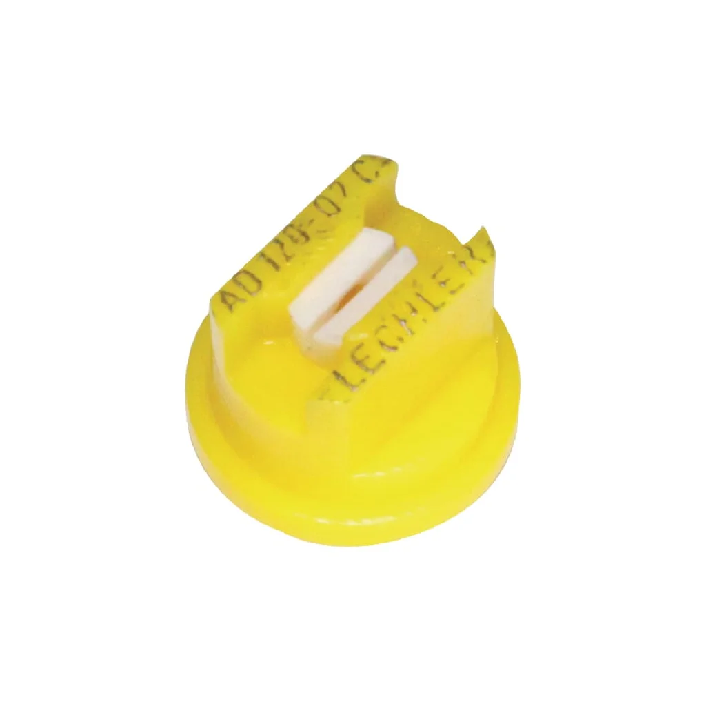 Duză ventilator plat AD 120° 02 galbenă din material ceramic Lechler AD12002C