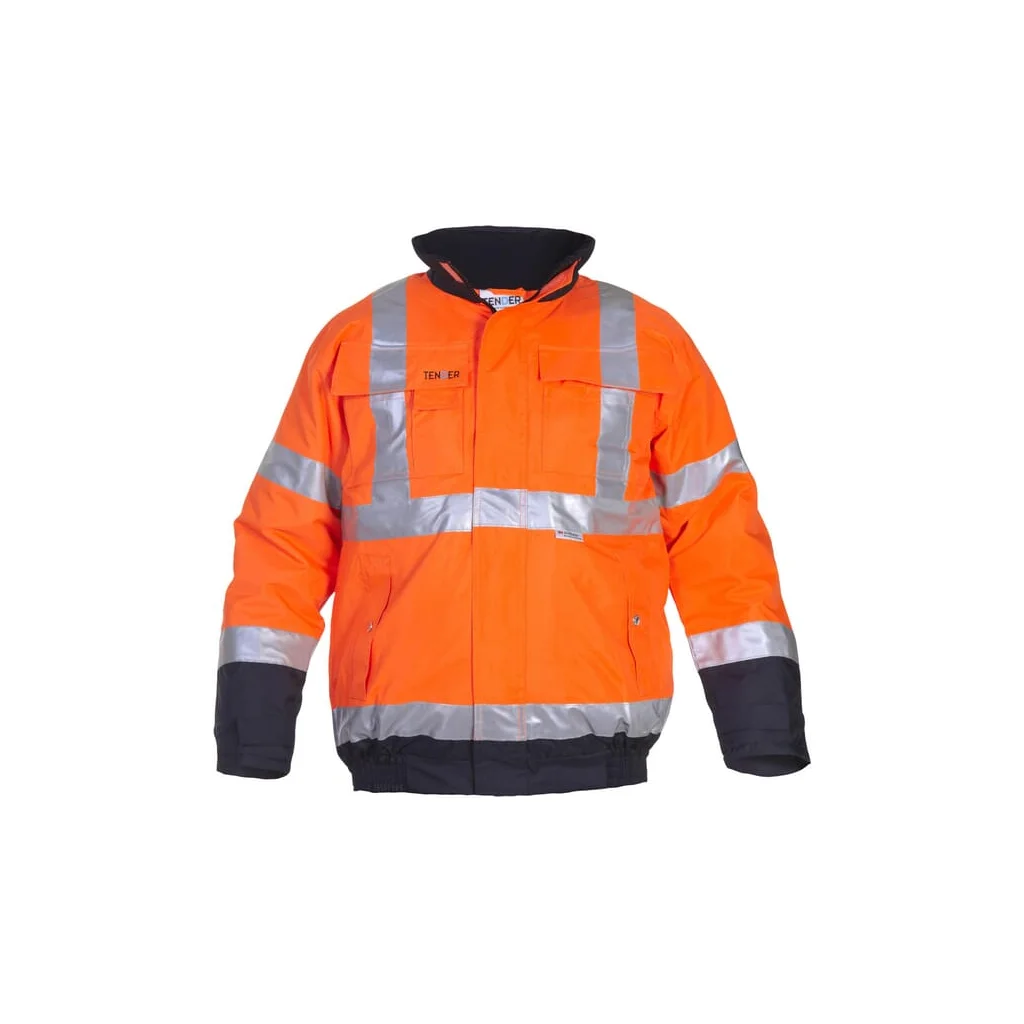 Jachetă Pilot reflectorizantă Hi-vis portocalie/albastră M EU:50 Tenderline Helios Hydrowear 052000M