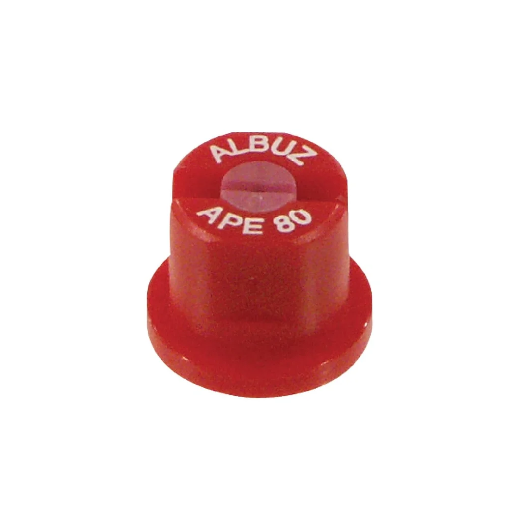 Duză ventilator plat APE 80° 04 roșie din material ceramic Albuz APE80RED