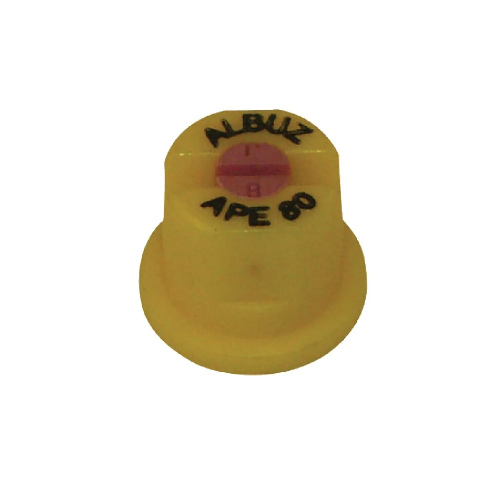 Duză ventilator plat APE 80° 02 galbenă din material ceramic Albuz APE80YELLOW