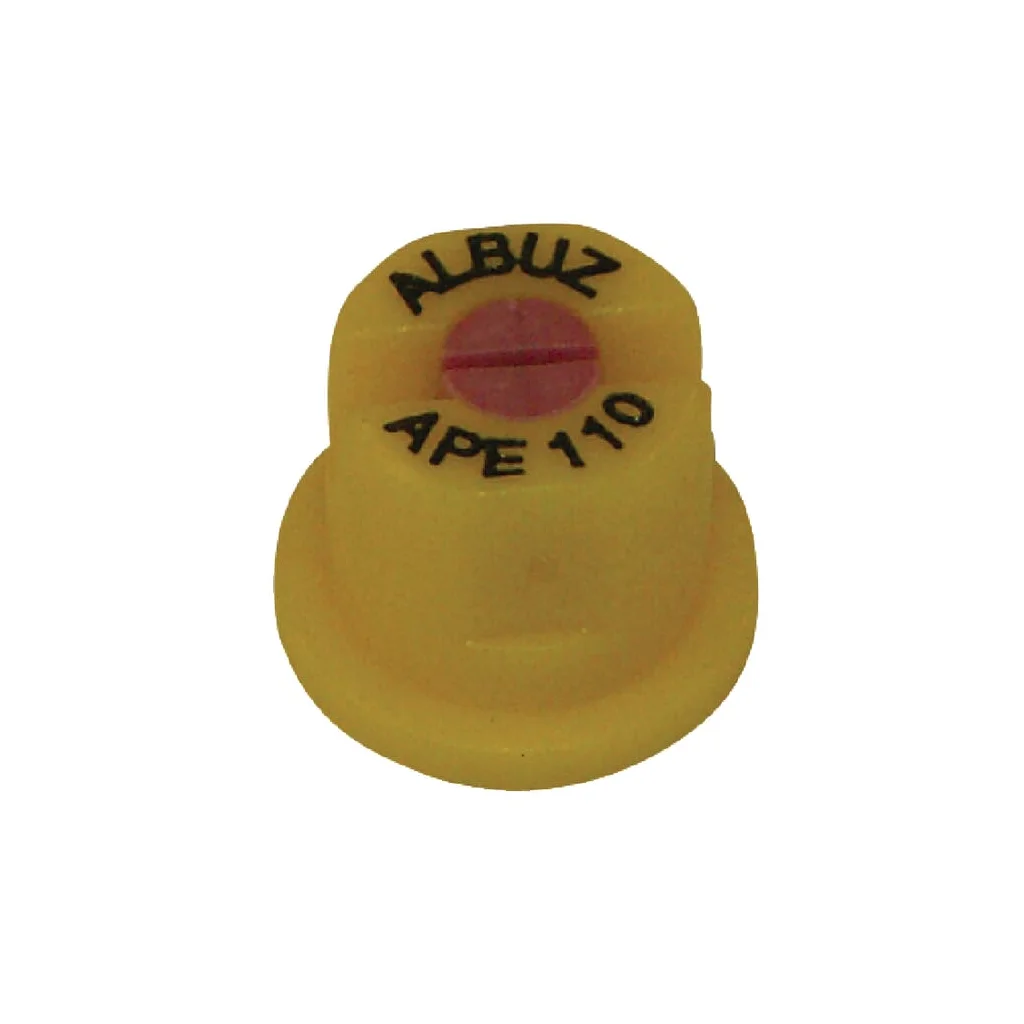 Duza evantai plat APE 110° 015 galben ceramică Albuz APE110YELLOW